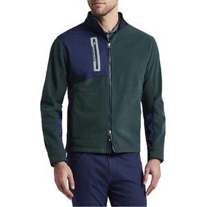 Peter Millar Thermal Block Micro Fleece Zip Golf Jacket